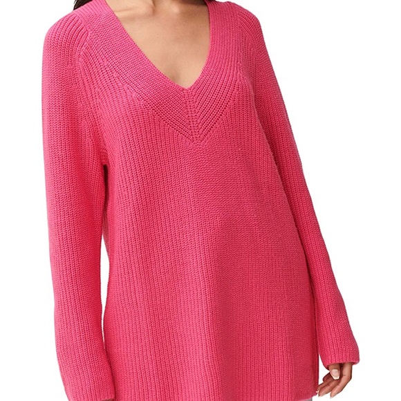 Lucky Brand Ribbed V-Neck Sweater - Picture 7 of 7